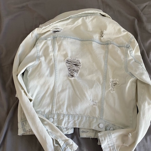 Pale blue/white Divided Jean Jacket - Picture 2 of 3